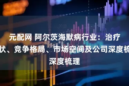 元配网 阿尔茨海默病行业：治疗现状、竞争格局、市场空间及公司深度梳理
