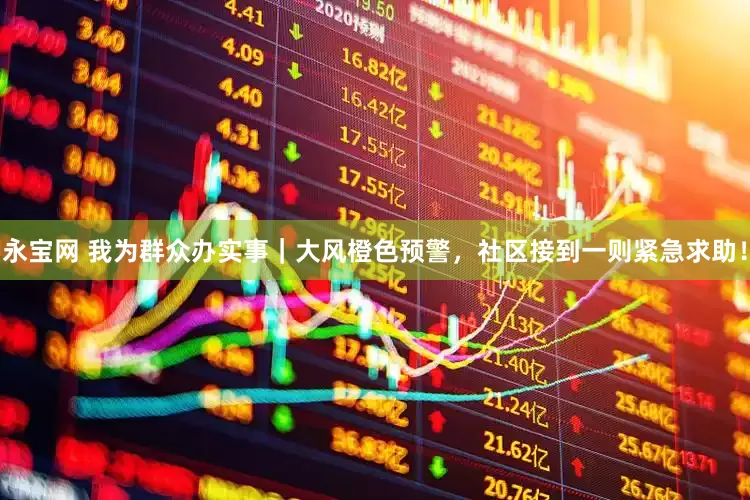 永宝网 我为群众办实事｜大风橙色预警，社区接到一则紧急求助！