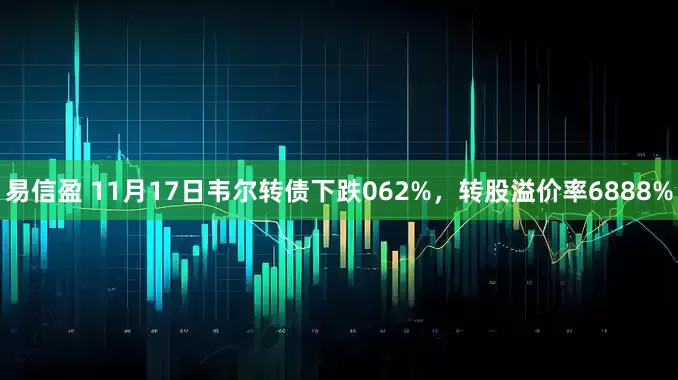 易信盈 11月17日韦尔转债下跌062%，转股溢价率6888%